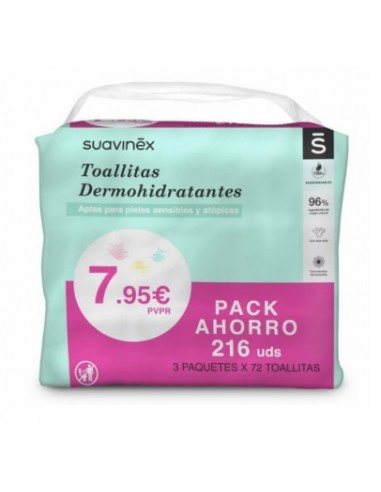 Suavinex Pack Ahorro Toallitas Dermohidratantes